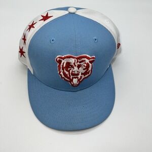 Chicago Bears Snap Back Hat 9 Fifty Exclusive Baby Blue Chicago Stars New Era